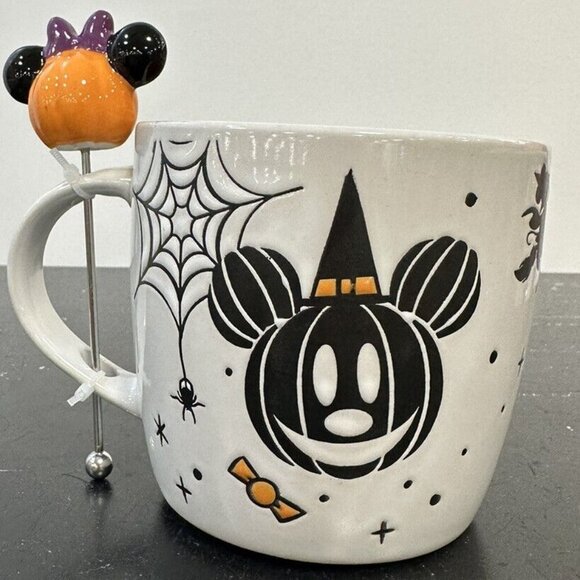Disney Minnie Mouse‎ Halloween Mug with Pumpkin Minnie Mixer New - Picture 2 of 2